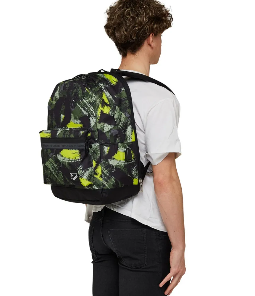 Cheap Seven ® The Double Pro Expandable Backpack With Powerbank