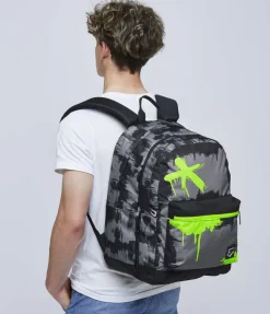 Discount Seven ® The Double Pro Xxl Reversible Detach - Backpack With Earphones