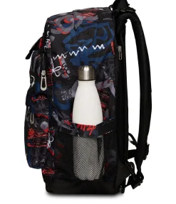 Clearance Seven ® The Double Reversible Pockets Backpack With Wireless Earphones