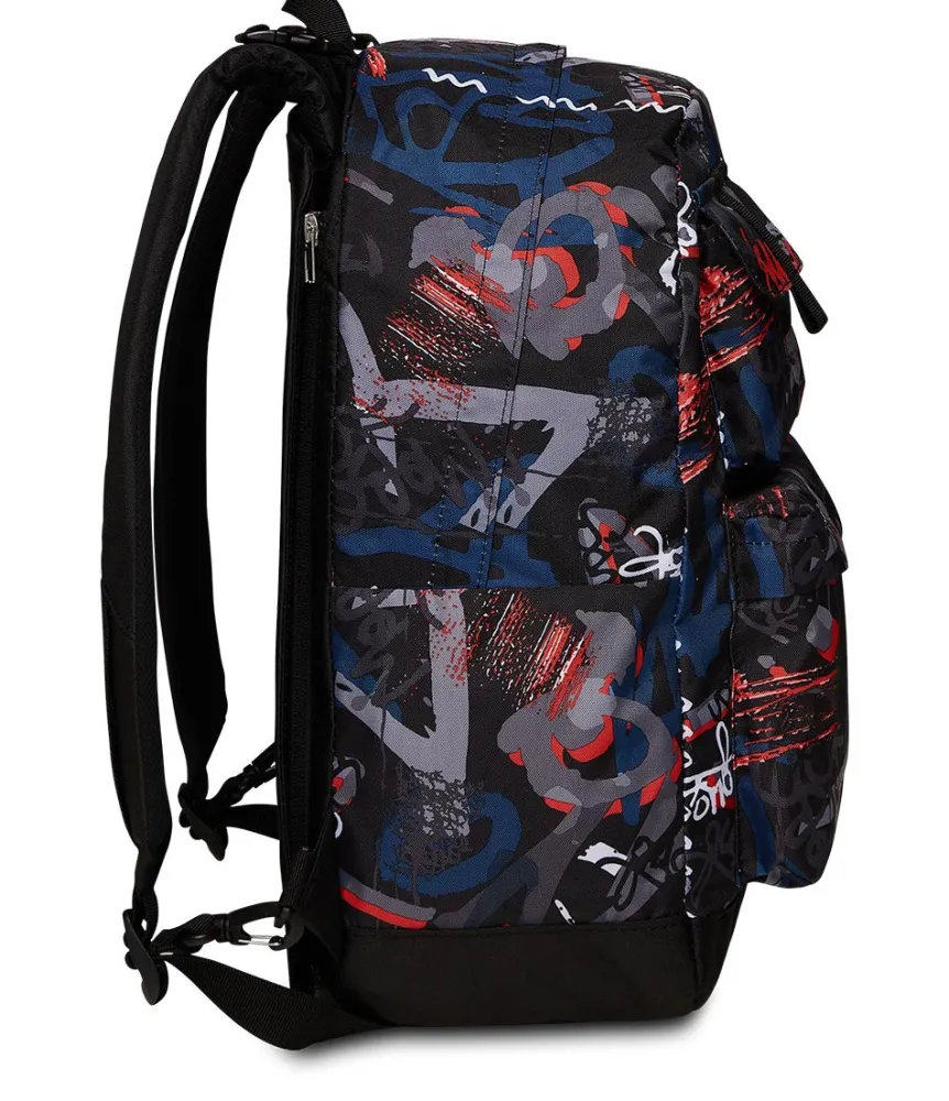 Clearance Seven ® The Double Reversible Pockets Backpack With Wireless Earphones