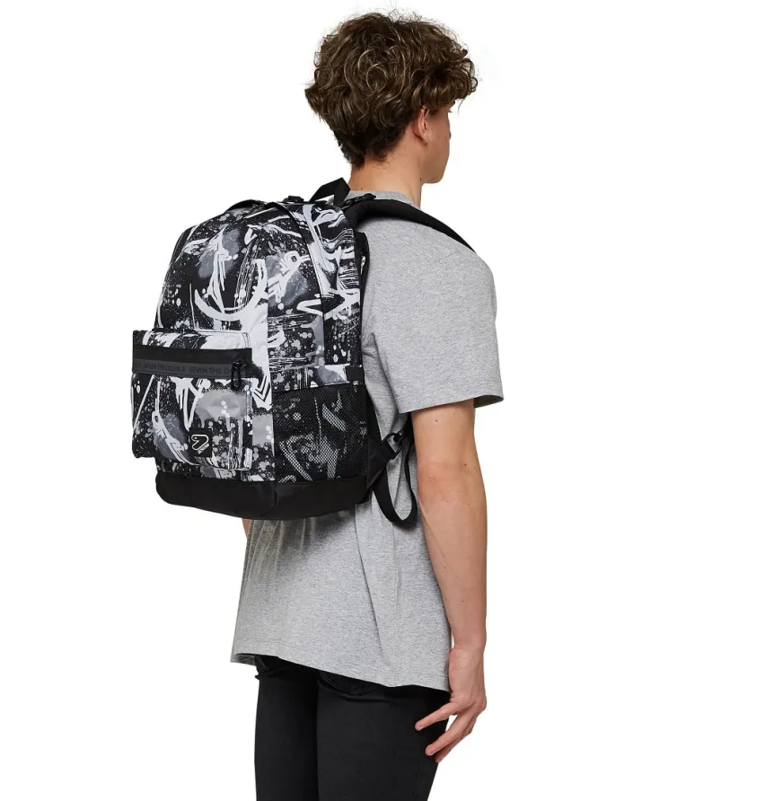 Store Seven ® The Double Reversible Backpack With Wireless Earphones