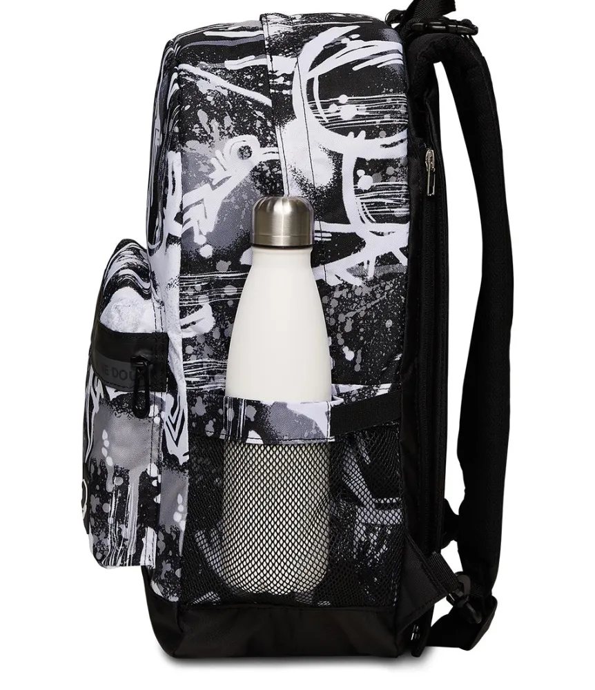 Store Seven ® The Double Reversible Backpack With Wireless Earphones