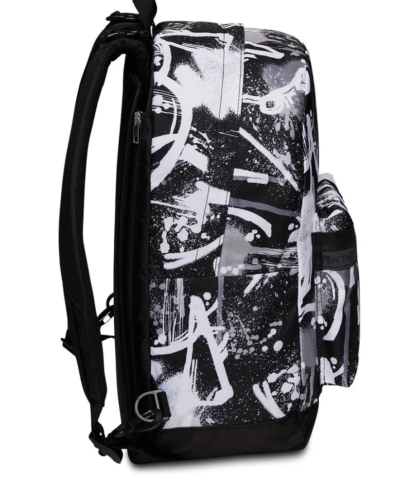 Store Seven ® The Double Reversible Backpack With Wireless Earphones
