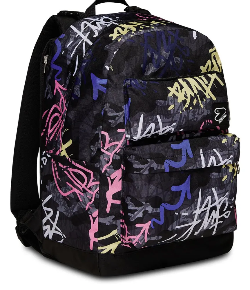 Store Seven ® The Double Reversible Pockets Backpack With Wireless Earphones