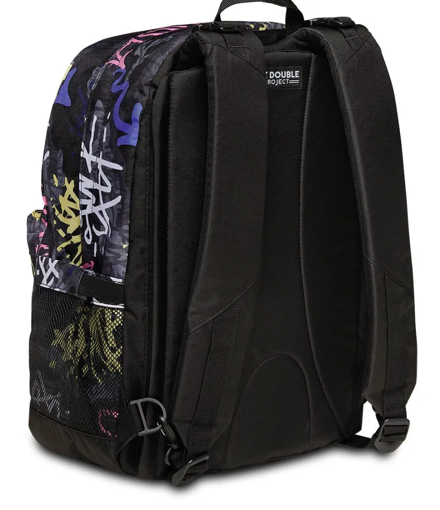 Store Seven ® The Double Reversible Pockets Backpack With Wireless Earphones