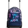 Discount Seven ® Tyre Trolley - Drawingpin Girl