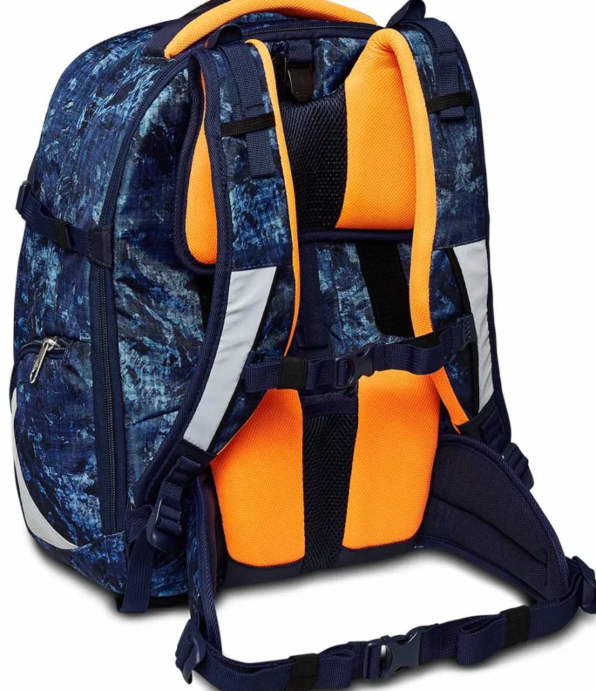 Fashion Seven ® Updown Twice School Backpack - Deeply Indigo
