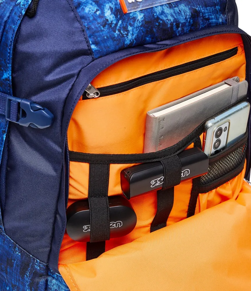Fashion Seven ® Updown Twice School Backpack - Deeply Indigo
