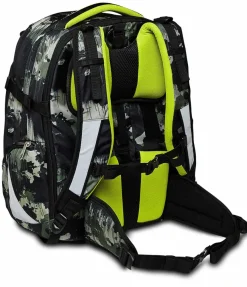 Online Seven ® Updown Twice School Backpack - Greenish Wild