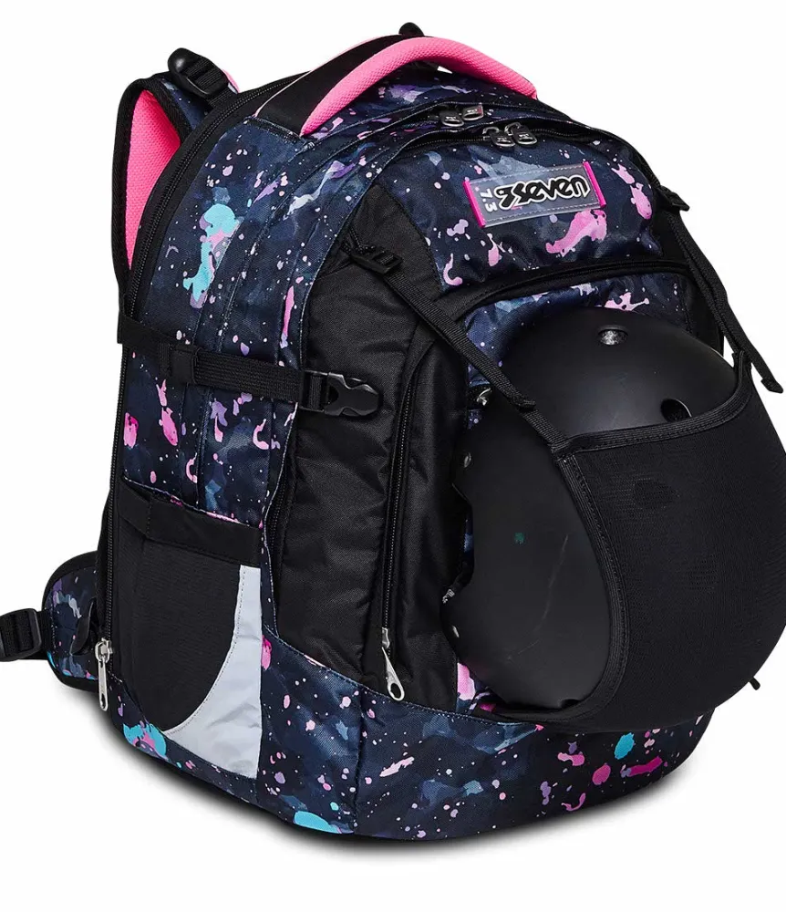 Fashion Seven ® Updown Twice School Backpack - Splashy Lilac