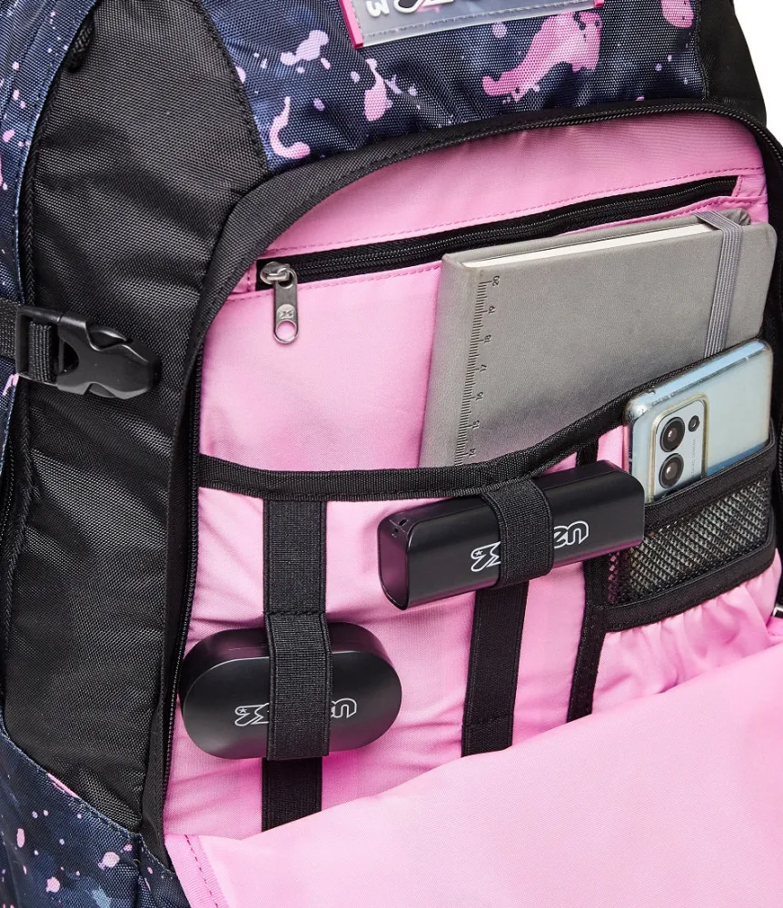 Fashion Seven ® Updown Twice School Backpack - Splashy Lilac