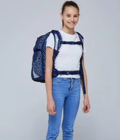 Store Seven ® Updown Twice School Backpack - Charming Patch