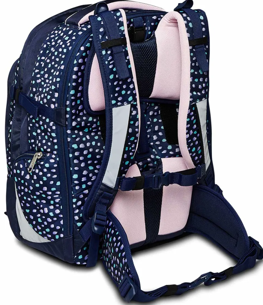 Store Seven ® Updown Twice School Backpack - Charming Patch