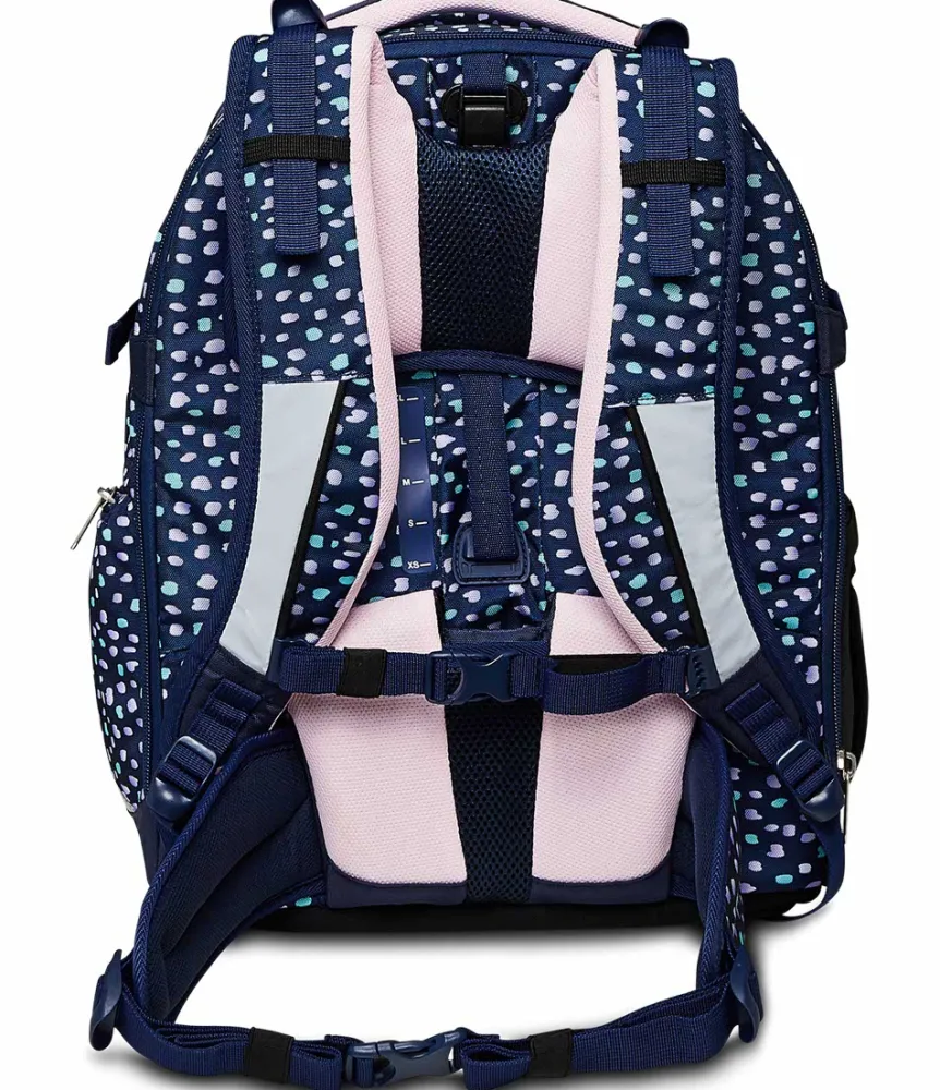 Store Seven ® Updown Twice School Backpack - Charming Patch